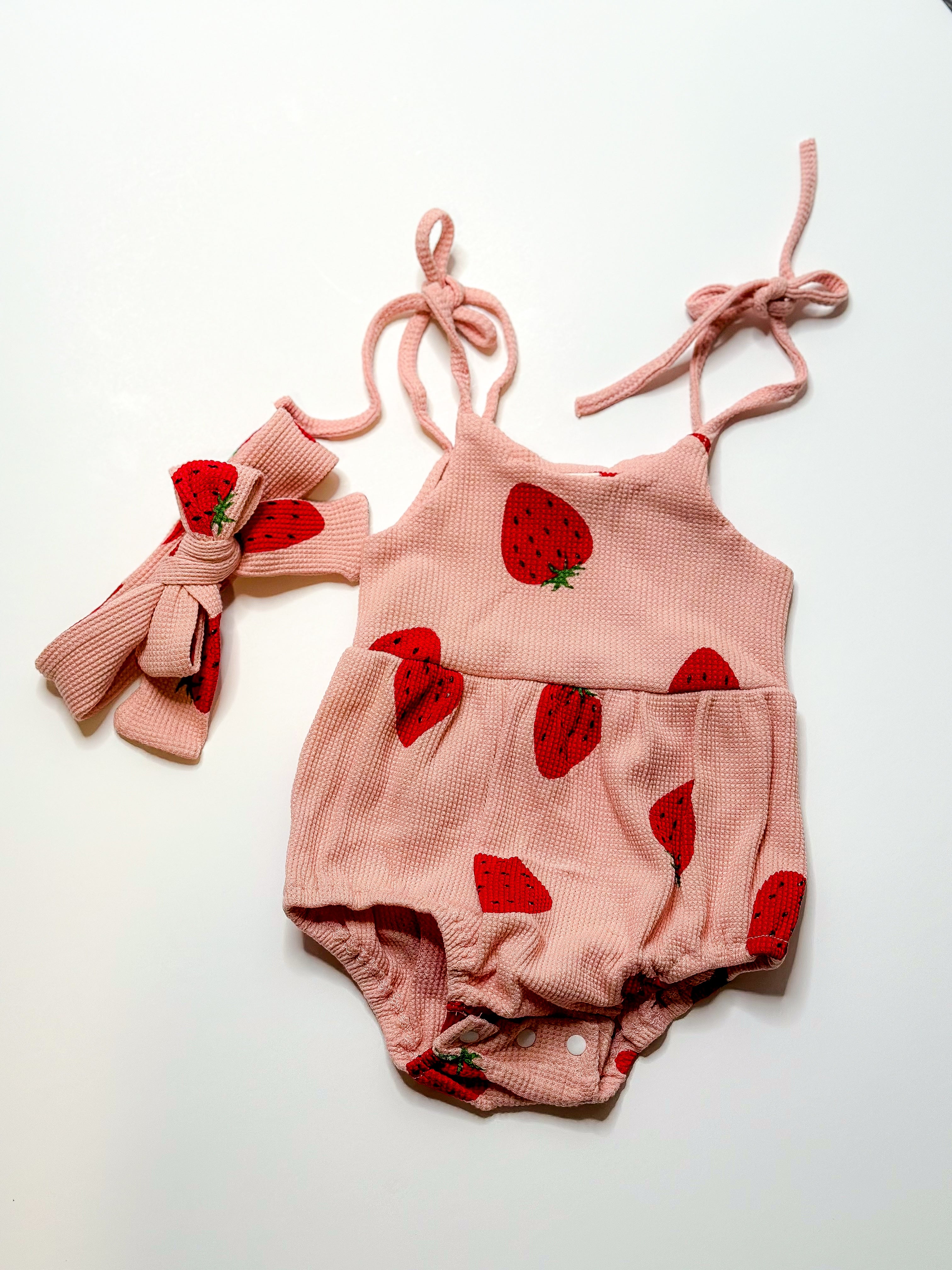 Strawberry Romper Set