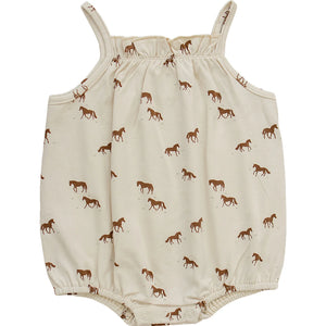 Horsies bubble romper