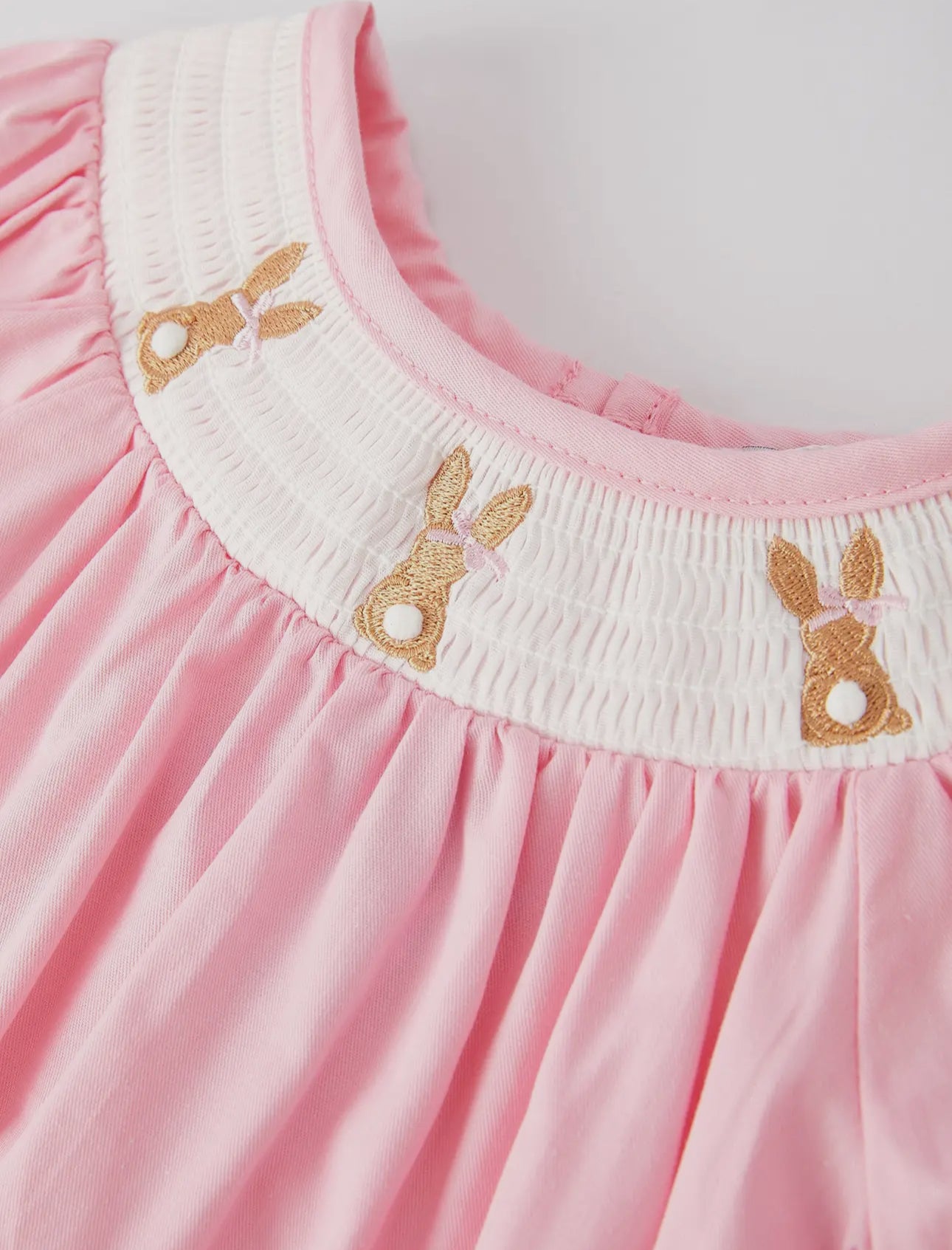 Bunny smocked Romper