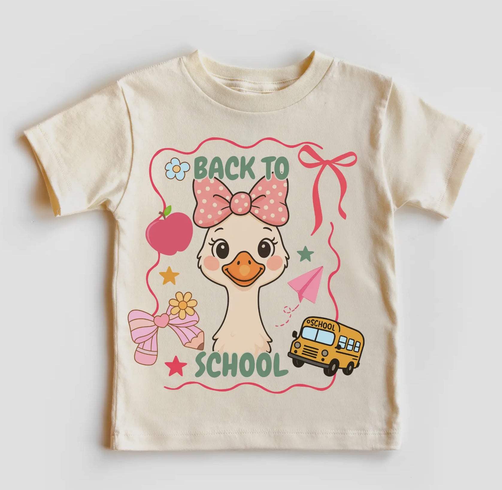 Back to school goose tee
