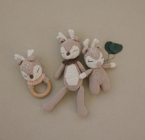 Crocheted Reindeer Doll