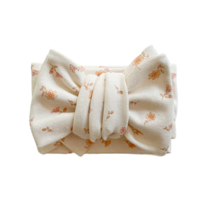 Oversized Floral Luxe Bow