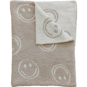 Smiley Plush Blanket