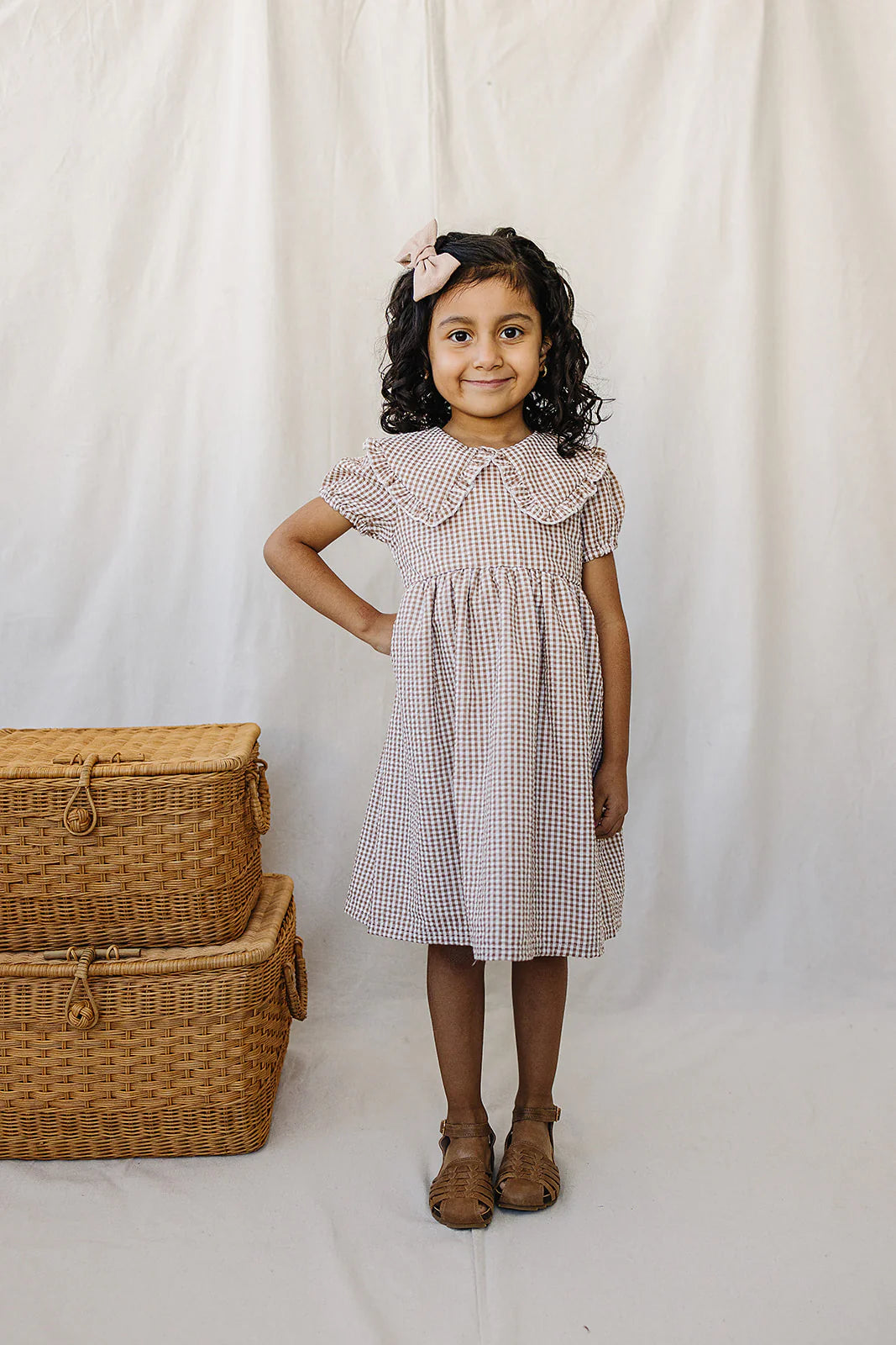 blue gingham peter pan collar dress Buy Girls' Dresses Peter Pan Collar Online