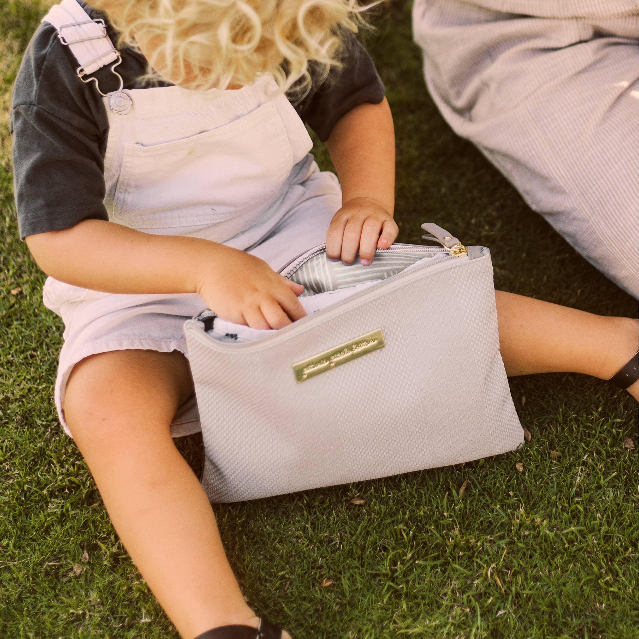 ORGANIZER TRIO - GREY MATTE CABLE STITCH
