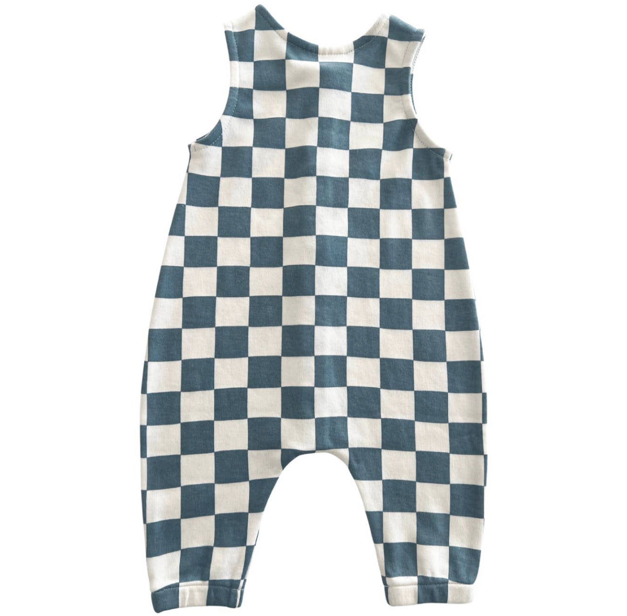 Blueberry Checkered Jumpsuit