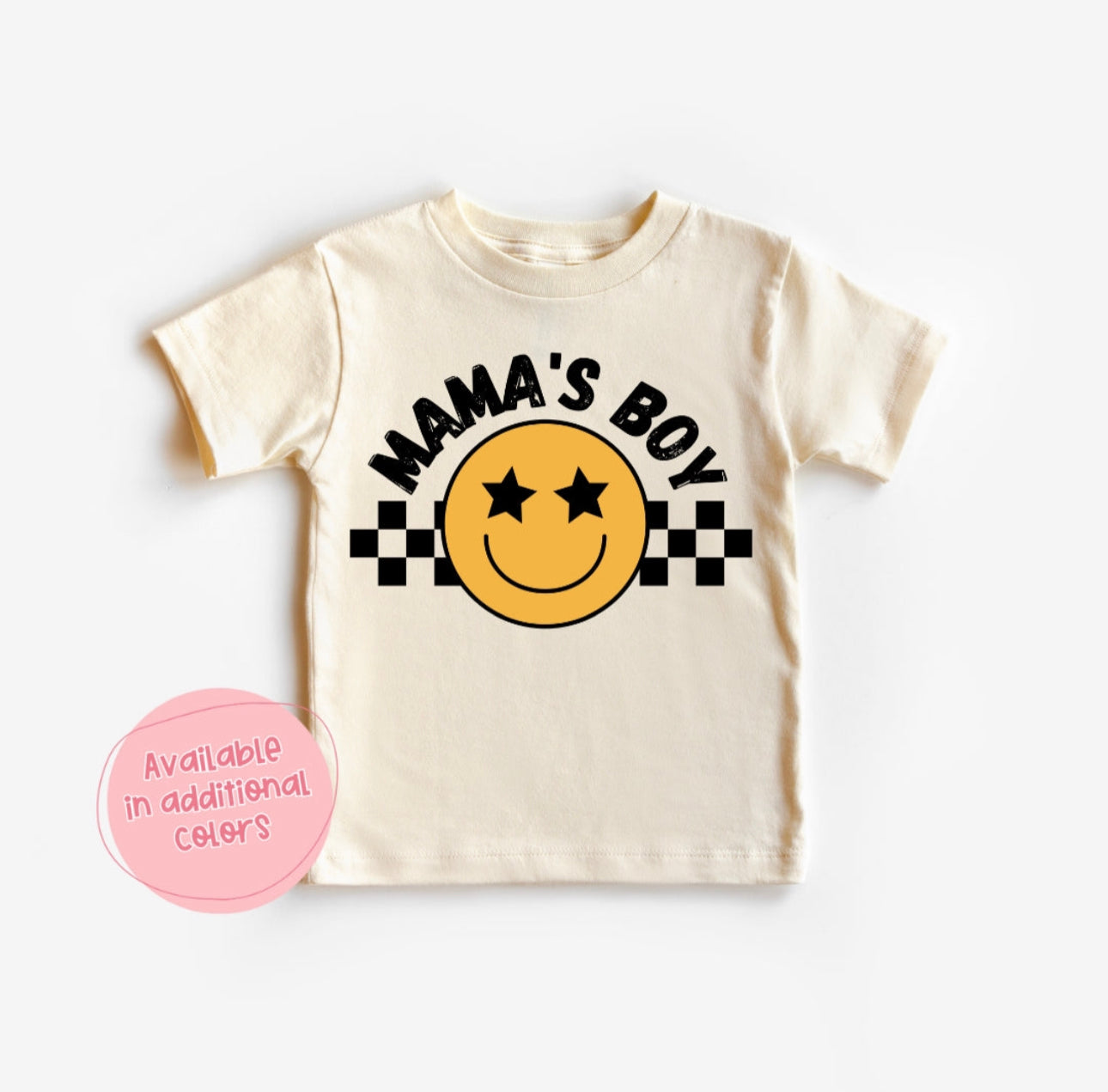 Checkered Smiley: Mama’s Boy