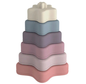 Mini Silicone Stackable STAR toy