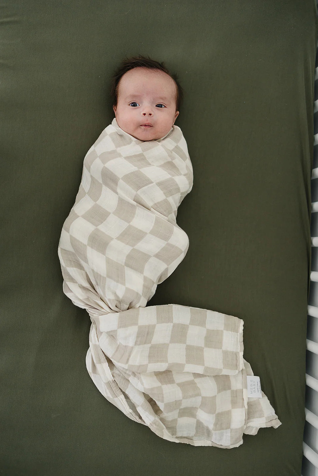 Checkered Muslin Swaddle