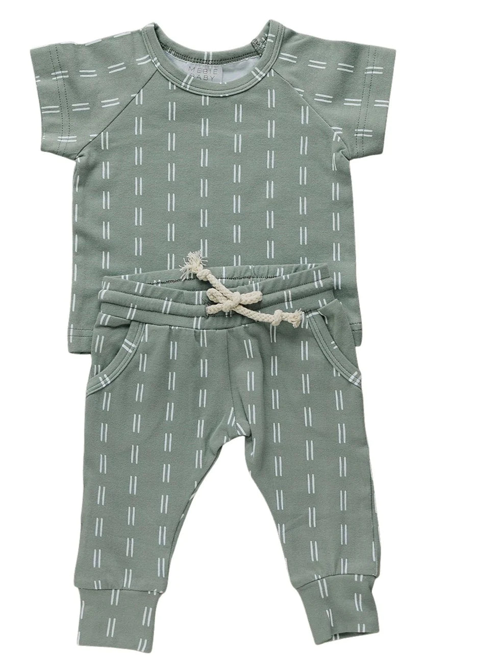 Sage Strokes 2 Piece Set: sizes up to 4T