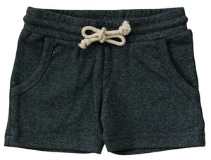 Charcoal Pocket Cotton Shorts