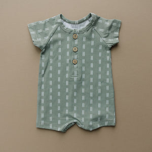 Sage Strokes Summer Romper 0-3M up to 2T