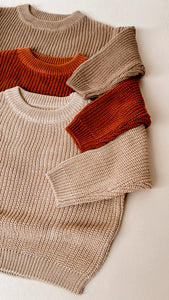 Chunky Sweater-Oversized Style