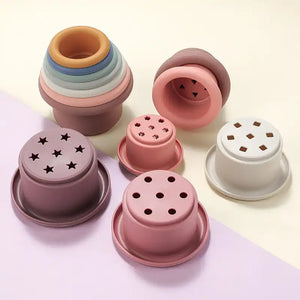 Mini Silicone Stackable Cups